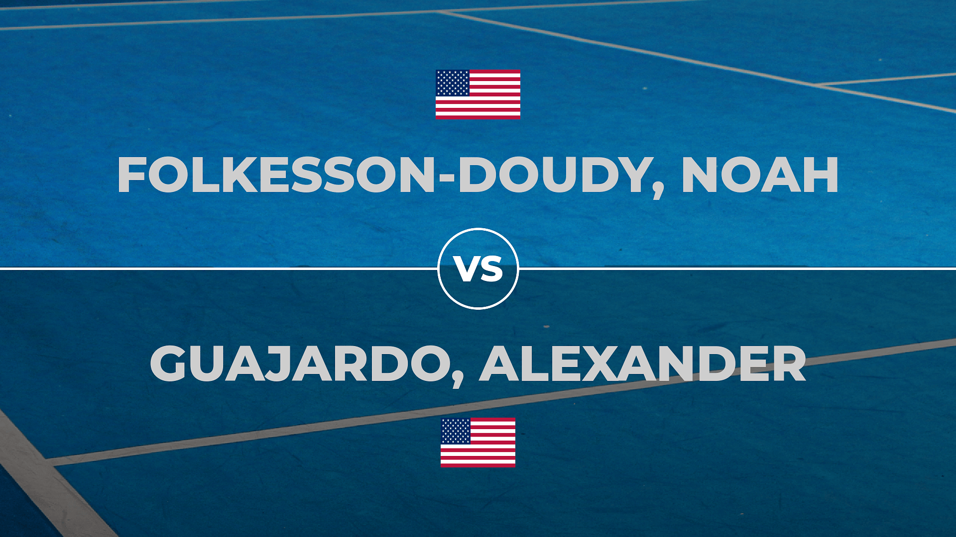 Folkesson-Doudy, Noah vs Guajardo, Alexander
