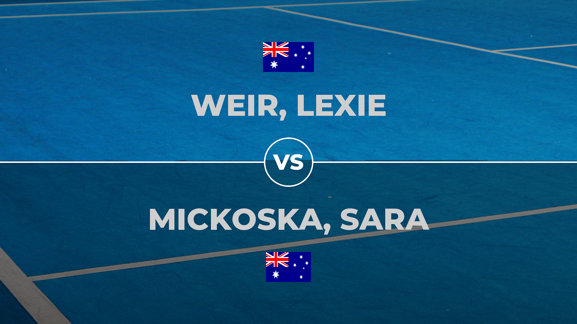 Weir, Lexie vs Mickoska, Sara - utrprotennis.tv